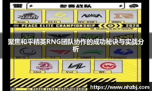 聚焦和平精英RNG团队协作的成功秘诀与实战分析