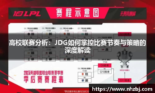 高校联赛分析：JDG如何掌控比赛节奏与策略的深度解读