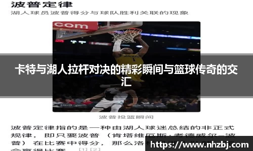 卡特与湖人拉杆对决的精彩瞬间与篮球传奇的交汇